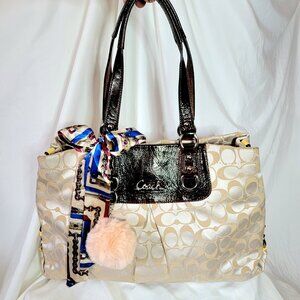 COACH CARRYALL – 2010 Ashley Signature Tote, EUC, Retails: $299
